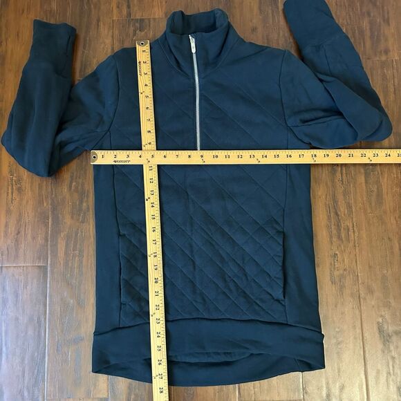 LULULEMON Forever Warm Pullover Quilted in Nocturnal Teal - Picture 9 of 9